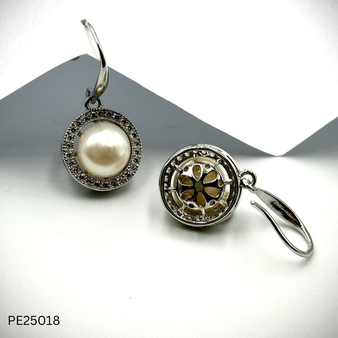 Pearl Earrings (PE25015, 17, 18)
