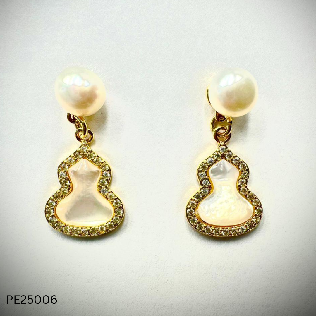 Pearl Earrings (PE25003 - 6)