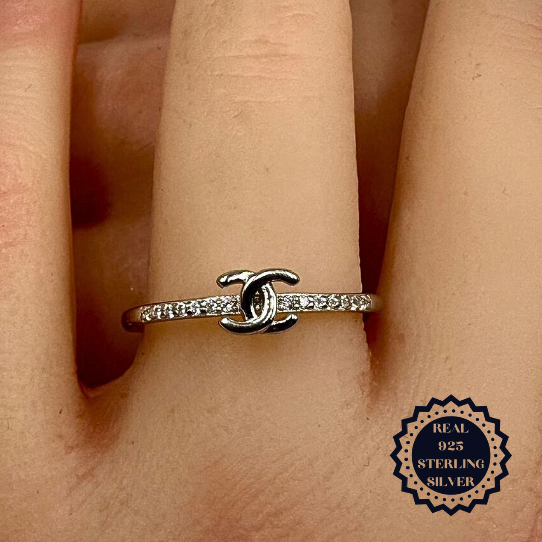 Sterling Silver/ Gold Plated Rings (SAR25003, SGAR25003)