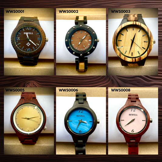 Wooden Watches - Wood Straps (WWS0001-3,5,6,8)