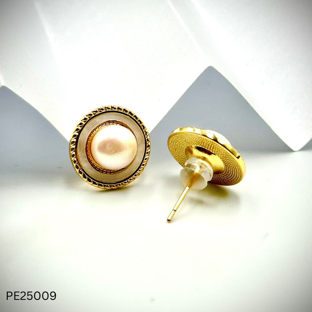 Pearl Earrings (PE25007-12)