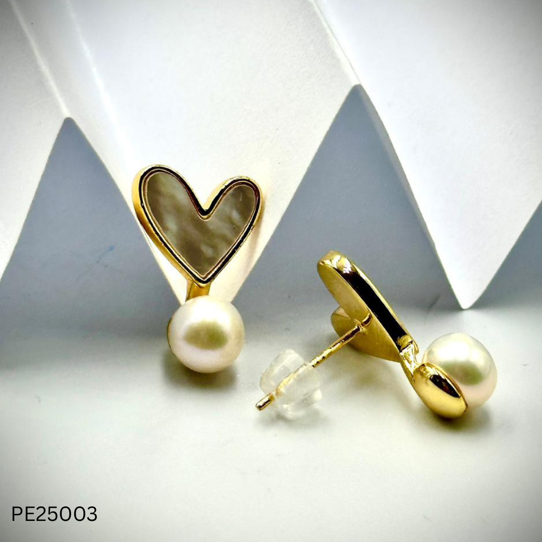 Pearl Earrings (PE25003 - 6)