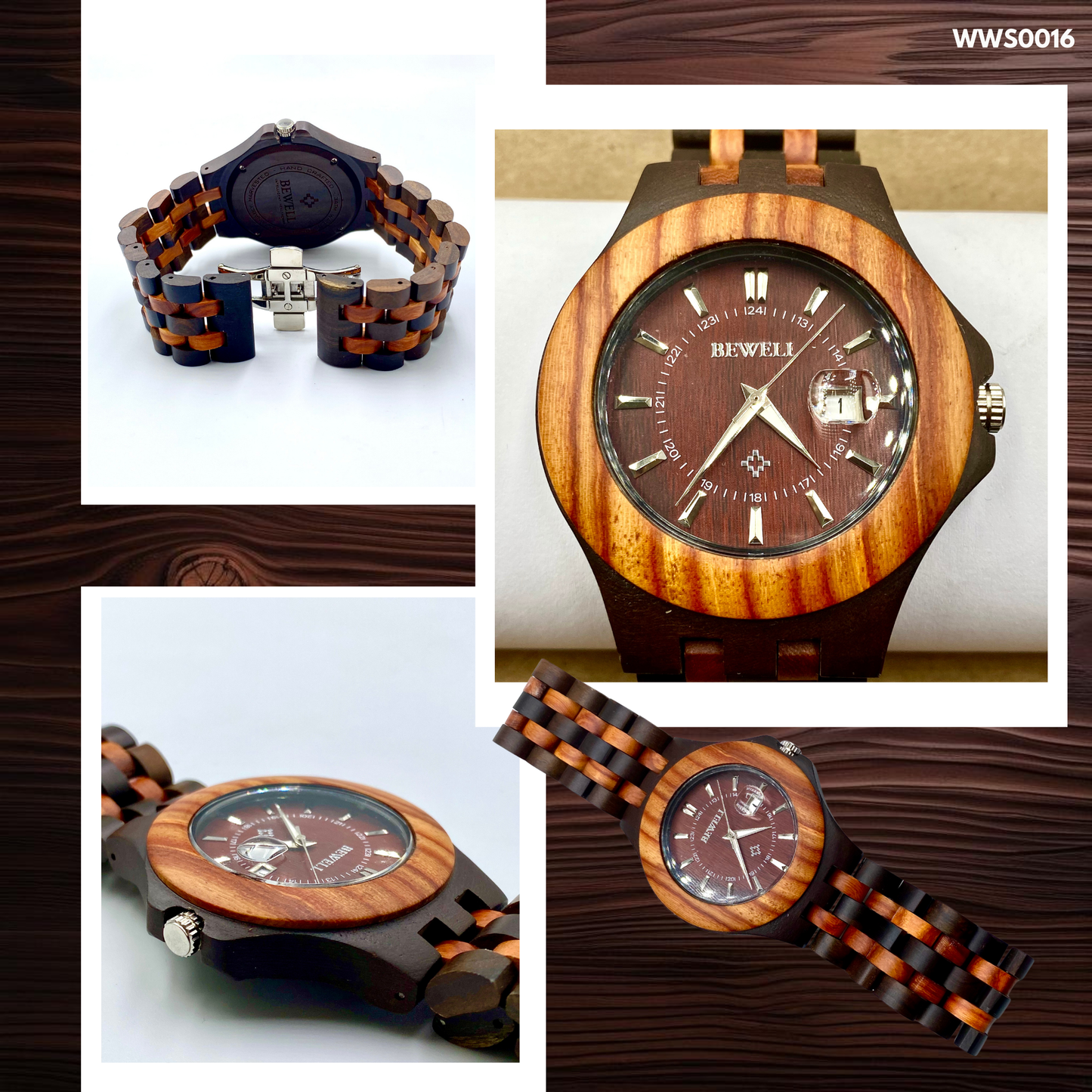 Wooden Watches - Wood Straps (WWS0015-17,21-23)