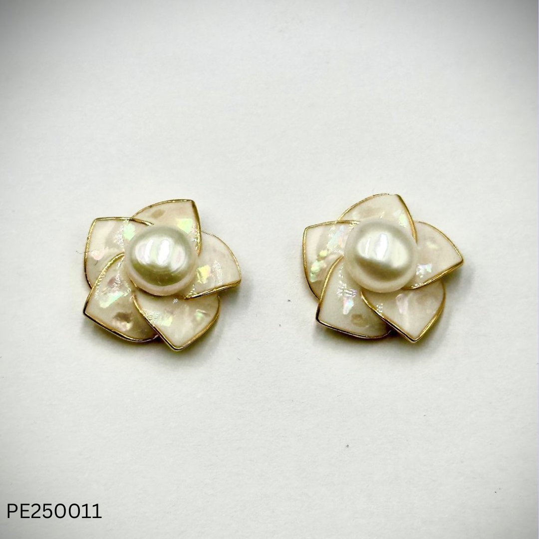 Pearl Earrings (PE25007-12)