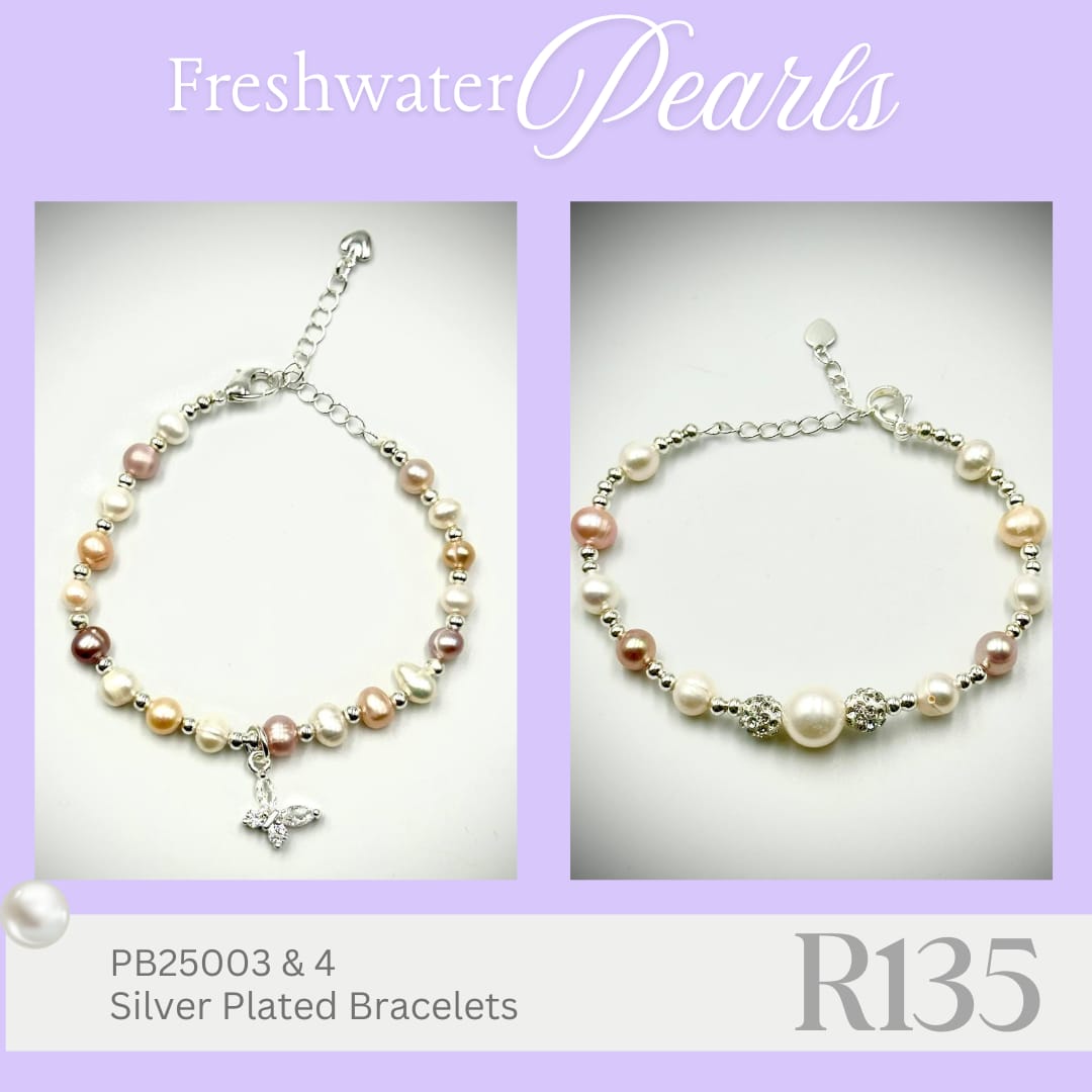 Freshwater Pearl Bracelets (PB25003,4)