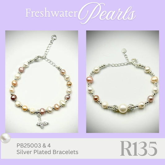 Freshwater Pearl Bracelets (PB25003,4)