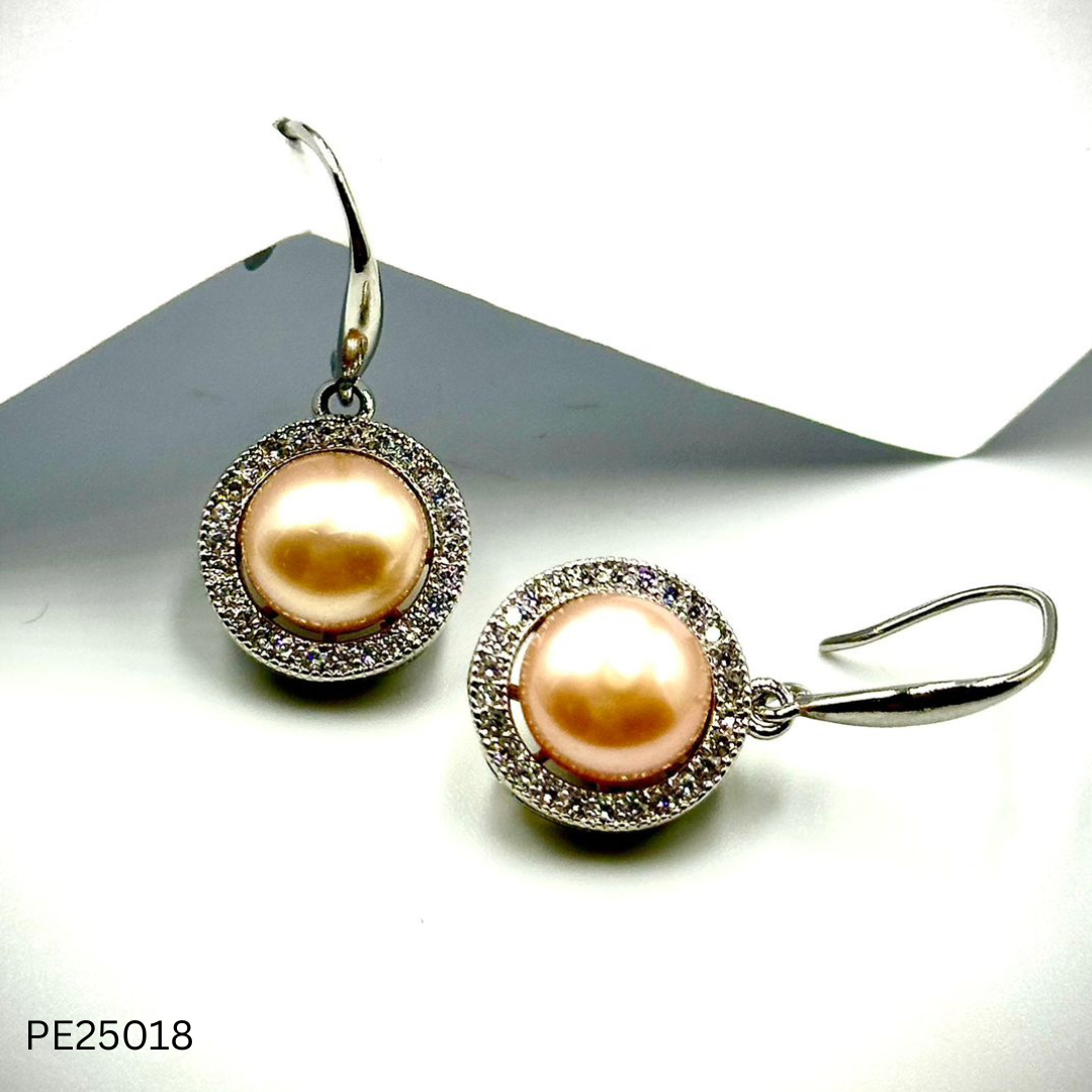 Pearl Earrings (PE25015, 17, 18)