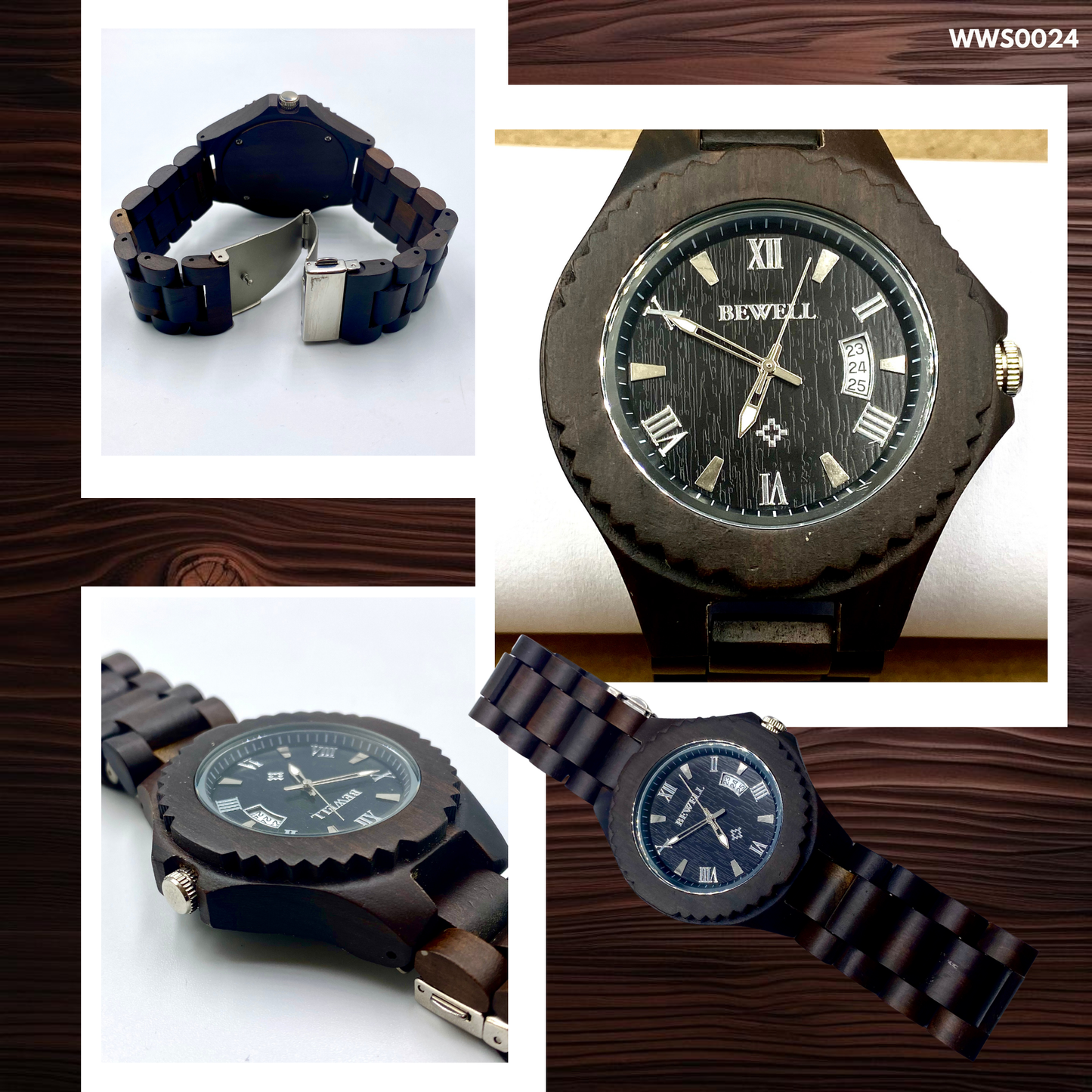 Wooden Watches - Wood Straps (WWS0024,25,27,29,31,33)