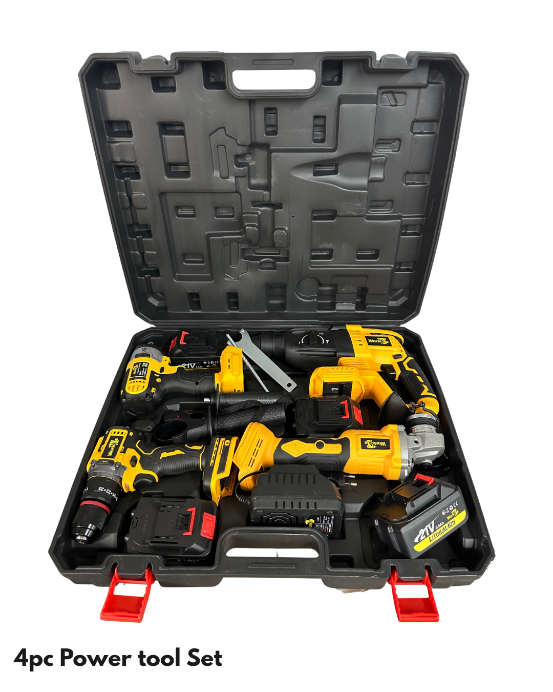 Work4s 4PC Power Tool Set