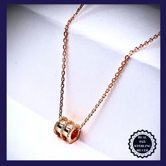Sterling Silver - Rose Gold Necklace