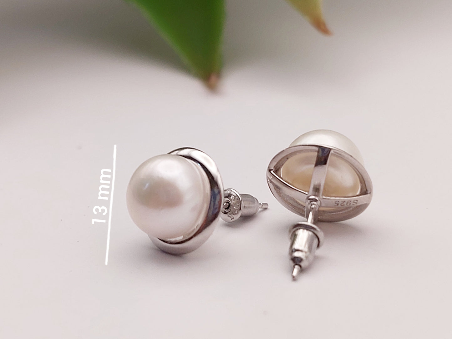 Freshwater Pearl S925 Earrings
